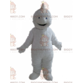 Costume de mascotte BIGGYMONKEY™ de yéti blanc. Costume de