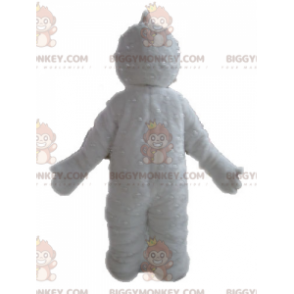 Hvid Yeti BIGGYMONKEY™ maskotkostume. Grizzly Bear BIGGYMONKEY™