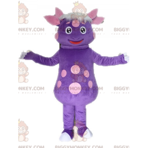 Disfraz de mascota BIGGYMONKEY™ de dinosaurio con lunares.