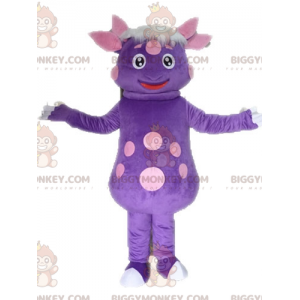 Pilkkudinosauruksen BIGGYMONKEY™ maskottiasu. Purple Creature