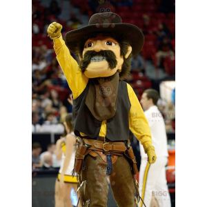 Mustachioed Cowboy BIGGYMONKEY™ Mascot Costume - Biggymonkey.com