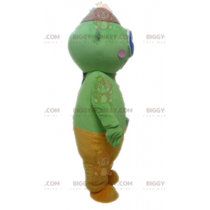 Green Alien BIGGYMONKEY™ Mascot Costume. Green Cyclops