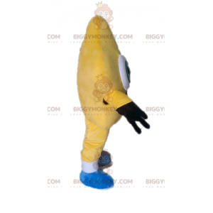 Giant Yellow Star BIGGYMONKEY™ Mascot Costume with Glasses –