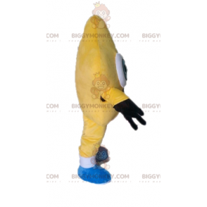 Costume de mascotte BIGGYMONKEY™ d'étoile jaune géante avec des