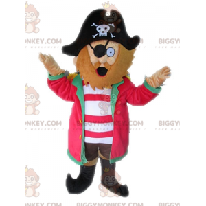 Costume da mascotte da pirata BIGGYMONKEY™ con cappello.