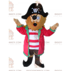 Piraten BIGGYMONKEY™ mascottekostuum met hoed. Captain