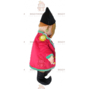 Traje de mascote de pirata BIGGYMONKEY™ com chapéu. Traje de