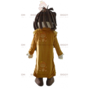 Disfraz de mascota BIGGYMONKEY™ de niño sonriente con abrigo