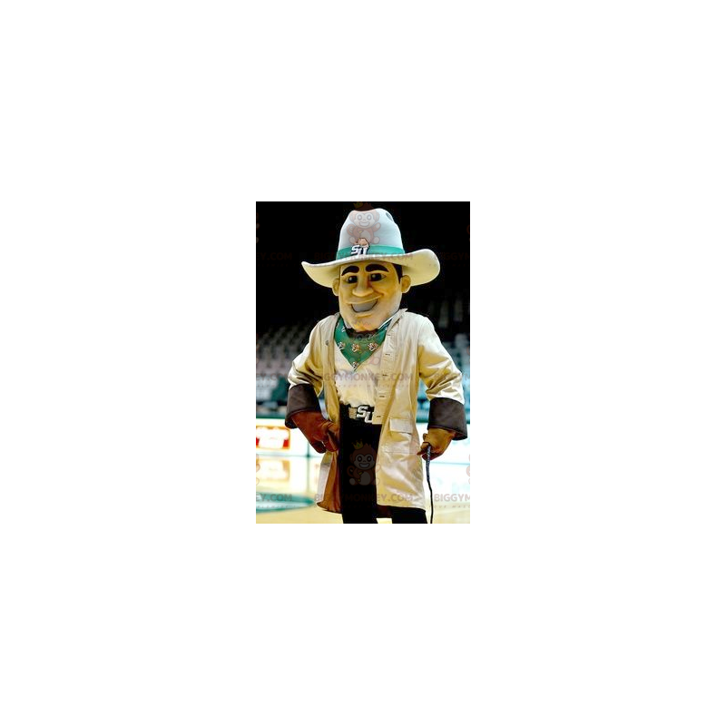 Costume de mascotte BIGGYMONKEY™ de cow-boy du Far West -