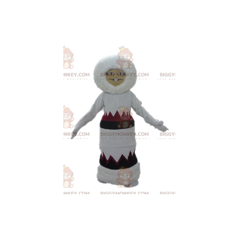 BIGGYMONKEY™ Eskimo-maskotkostume i robe. Indisk BIGGYMONKEY™