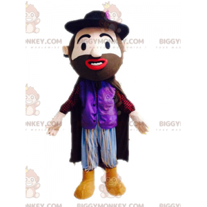 Kostým maskota BIGGYMONKEY™ muže v kostýmu. Vintage kostým