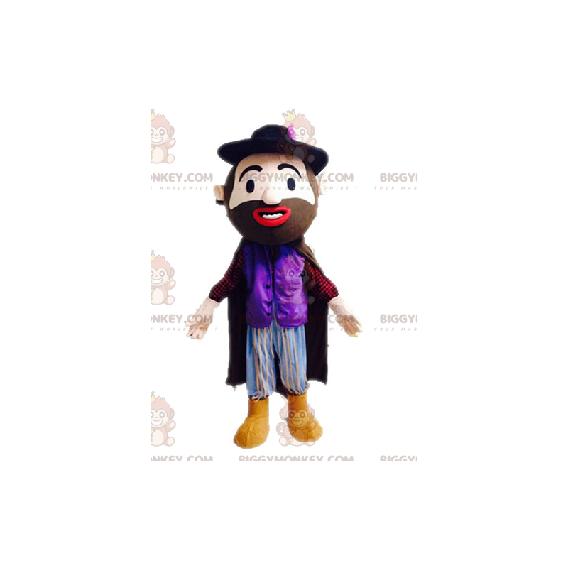 BIGGYMONKEY™ mascot costume of man in costume. Vintage