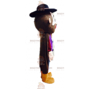 BIGGYMONKEY™ mascot costume of man in costume. Vintage