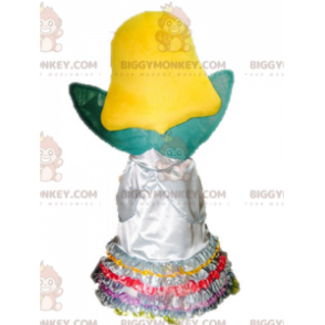 Blond Fairy BIGGYMONKEY™ maskotkostume. Prinsesse BIGGYMONKEY™