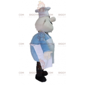 Costume de mascotte BIGGYMONKEY™ de chef cuisinier. Costume de