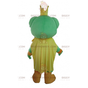 Giant Frog BIGGYMONKEY™ Mascot Costume. King BIGGYMONKEY™