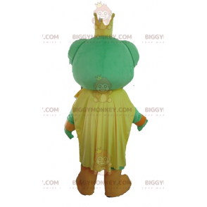Riesenfrosch BIGGYMONKEY™ Maskottchen Kostüm. King BIGGYMONKEY™