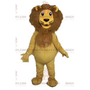 Gigantische leeuw BIGGYMONKEY™ mascottekostuum. Katachtig