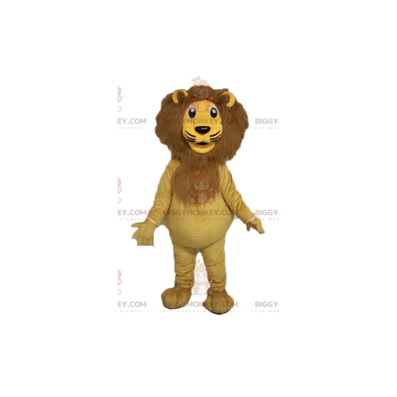 Giant Lion BIGGYMONKEY™ Mascot Costume. Feline BIGGYMONKEY™