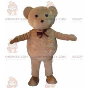 Brun Teddy BIGGYMONKEY™ maskotkostume. Bamse BIGGYMONKEY™