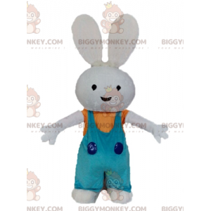 Costume de mascotte BIGGYMONKEY™ de lapin en peluche avec une