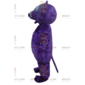 Fantasia de mascote BIGGYMONKEY™ Tigre Pantera Roxa –