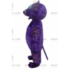 Costume de mascotte BIGGYMONKEY™ de tigre de panthère violette