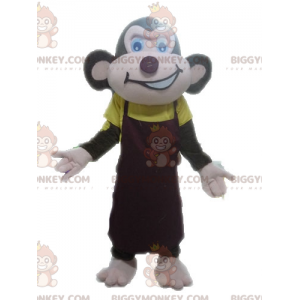 Woest uitziende bruine aap BIGGYMONKEY™ mascottekostuum -