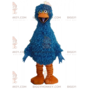 Funny Furry Blue and Orange Bird BIGGYMONKEY™ Mascot Costume –