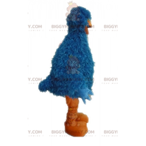 Hauska Furry Blue and Orange Bird BIGGYMONKEY™ maskottiasu -