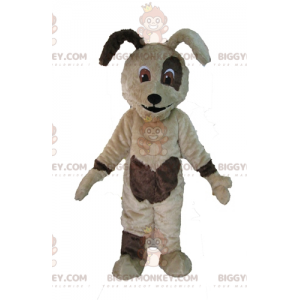 Miękki i uroczy beżowo-brązowy kostium maskotki dla psa