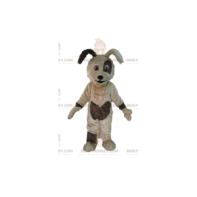 Miękki i uroczy beżowo-brązowy kostium maskotki dla psa