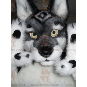 All Furry Wolf Dog BIGGYMONKEY™ Mascottekostuum -