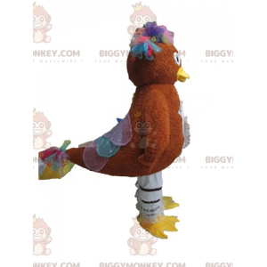 Στολή μασκότ Brown Hen BIGGYMONKEY™ με φτερά Glitter -