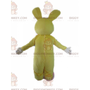 Funny Giant Yellow and White Bunny BIGGYMONKEY™ Mascot Costume