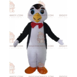 Costume de mascotte BIGGYMONKEY™ de pingouin noir et blanc avec