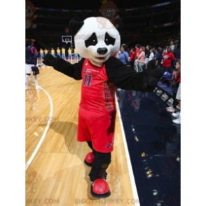 BIGGYMONKEY™ Mascot Costume Black and White Panda Sportswear –