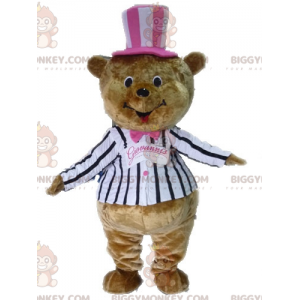 Disfraz de mascota Oso de peluche marrón BIGGYMONKEY™ -