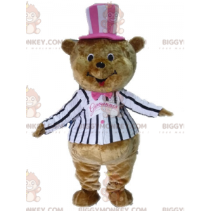 Fancy Dress Brown Teddy Bear BIGGYMONKEY™ Mascot Costume -