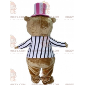 Disfraz de mascota Oso de peluche marrón BIGGYMONKEY™ -