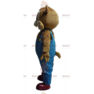 Disfraz de mascota BIGGYMONKEY™ Ardilla marrón y beige con