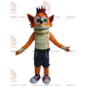 Traje de mascote do famoso Crash Bandicoot Fox BIGGYMONKEY™