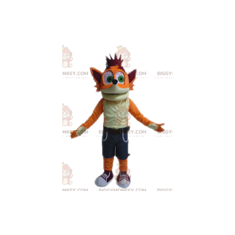 Famoso costume della mascotte della volpe di Crash Bandicoot