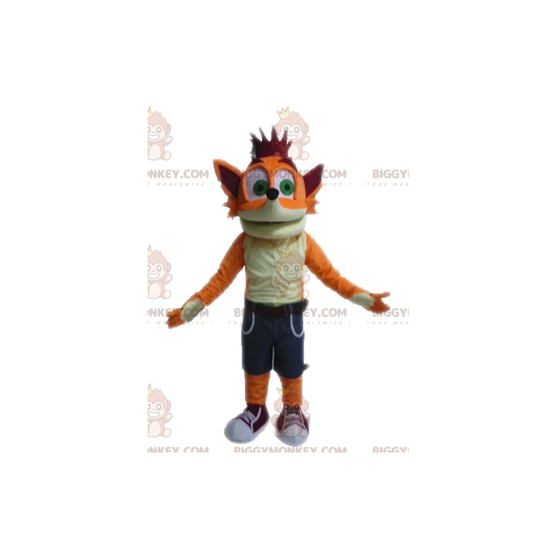 Videospil Famous Crash Bandicoot Fox BIGGYMONKEY™ maskotkostume