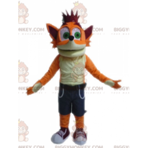 Famoso costume della mascotte della volpe di Crash Bandicoot