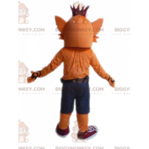 Famoso costume della mascotte della volpe di Crash Bandicoot