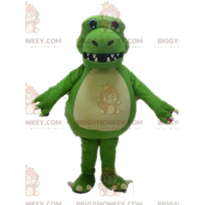 Υπέροχη στολή μασκότ του Giant Green Dinosaur BIGGYMONKEY™ -