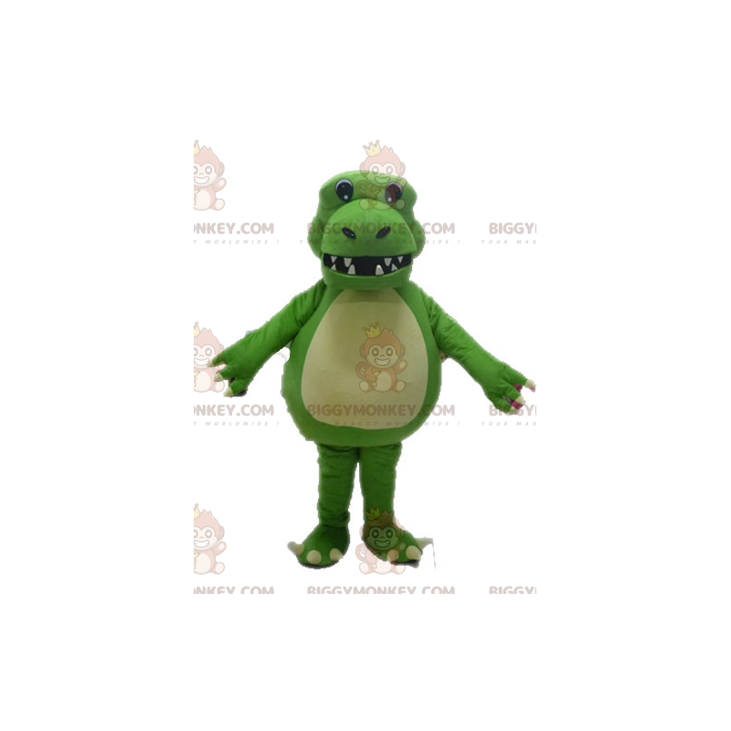 Awesome Giant Green Dinosaur BIGGYMONKEY™ Mascot Costume –