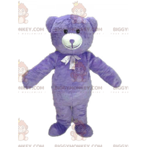 Disfraz de mascota de oso de peluche morado BIGGYMONKEY™.