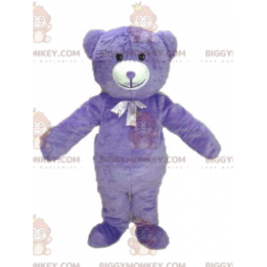 Kostým maskota Fialového medvídka BIGGYMONKEY™. Kostým maskota
